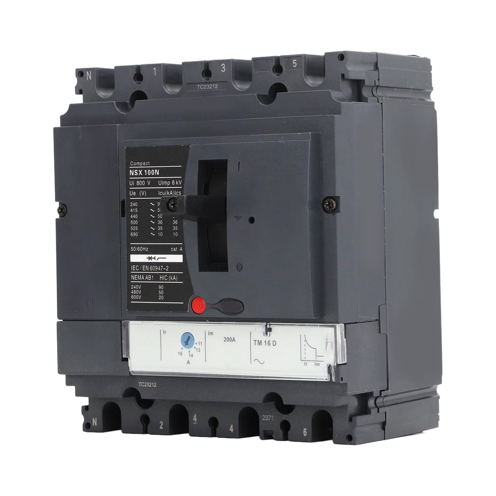 Kadimendium Wyłącznik Automatyczny 4P Kompaktowy i Wysokowydajny Wyłącznik Różnicowoprądowy 100 A do zastosowań Elektrycznych 220 V 380 V