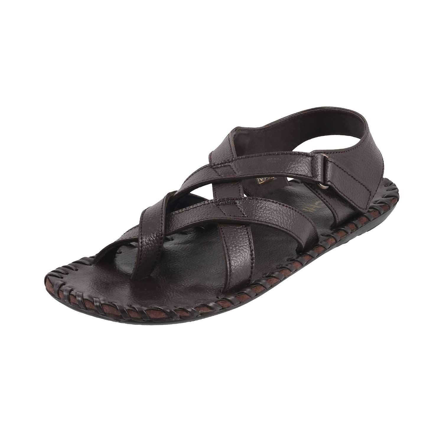 Mochi Mens Leather Brown Sandals (Size (11 UK (45 EU)) (B084T4KWQM) Amazon Price History, Amazon Price Tracker