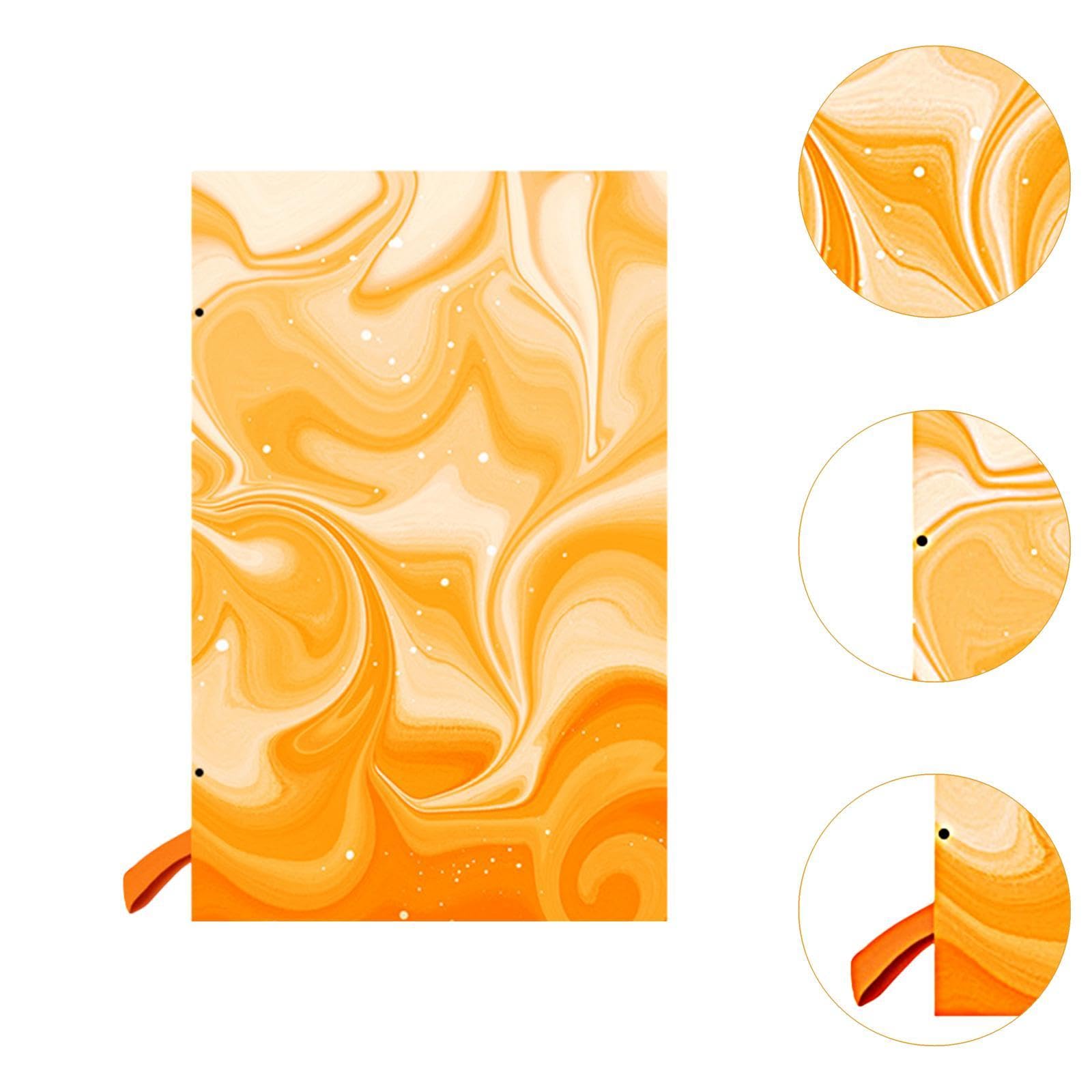Serviette de Plage Microfibre Serviette Bain Piscine Serviette Douce Été Serviette Compacte Grande Absorption Convient pour Adultes Camping Sal, Orange