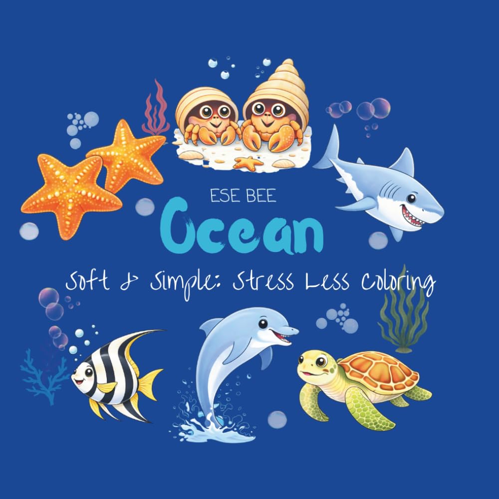 Ocean: Soft & Simple: Stress Less Coloring