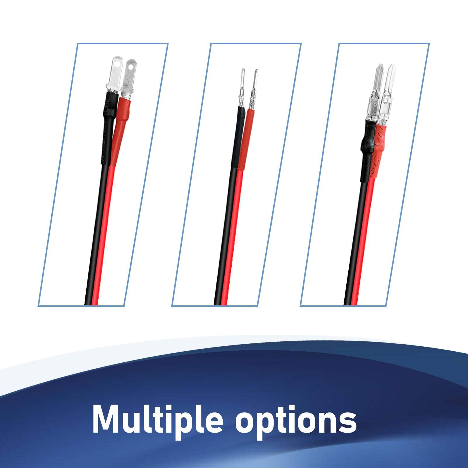 SDSACZMU Soporte para detector de radar, soporte de montaje de radar de barra de espejo retrovisor + cable de alimentación de cable duro para espejo retrovisor, con fusible en línea (para detector de