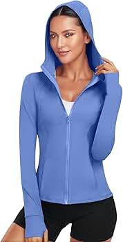 Amazon.com: Xyvolix Hooded Women's Athletic Full Zip