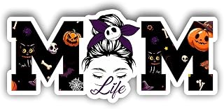CartNest- J.a.c.k skelllington Mom Life Halloween Sticker Bumper Sticker Vinyl Decal 5"