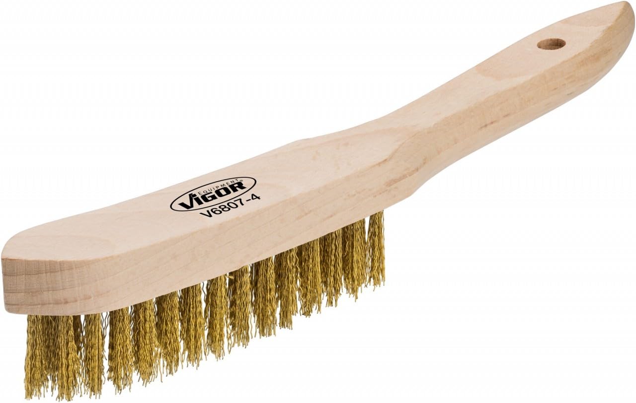 Vigor V6807-4 Brosse métallique en laiton