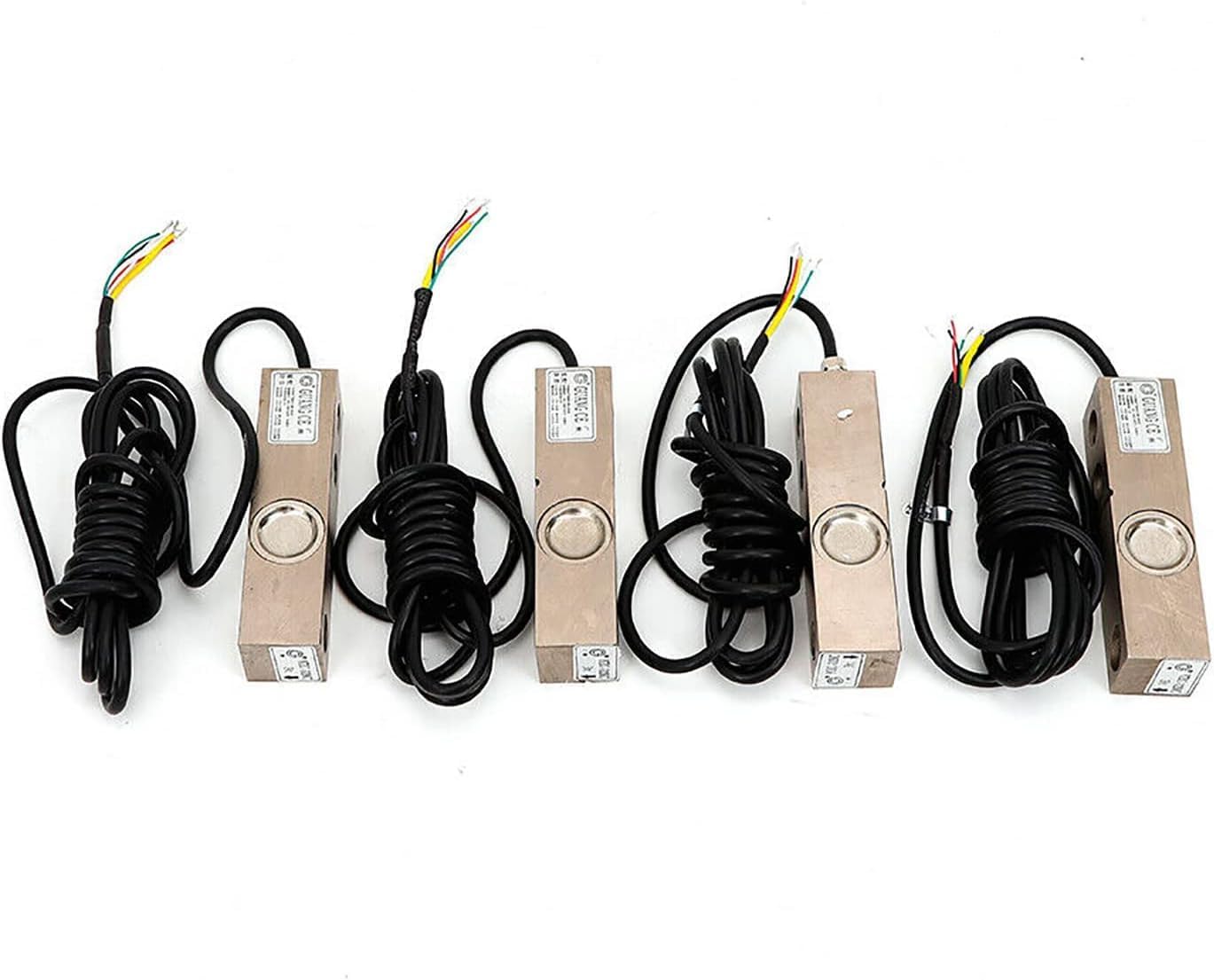 Kit de báscula para Ganado, Kit de báscula de Piso con celda de Carga de compresión de viga de Acero de 22046 Libras, Pantalla LCD con retroiluminación, indicador de pesaje de 10000 kg,