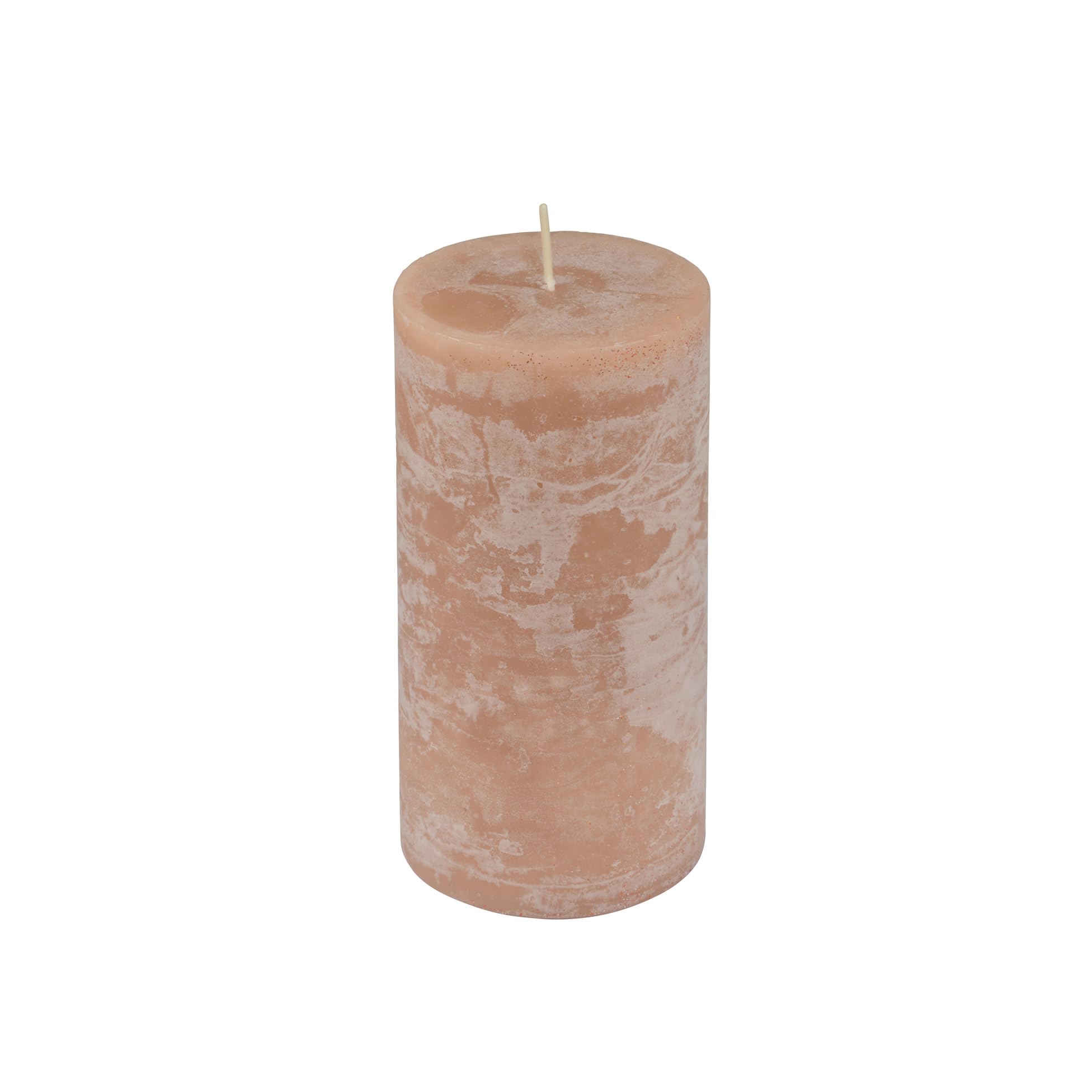 Homéa, Rustic Pillar Candle D6.8 x H10 cm Taupe