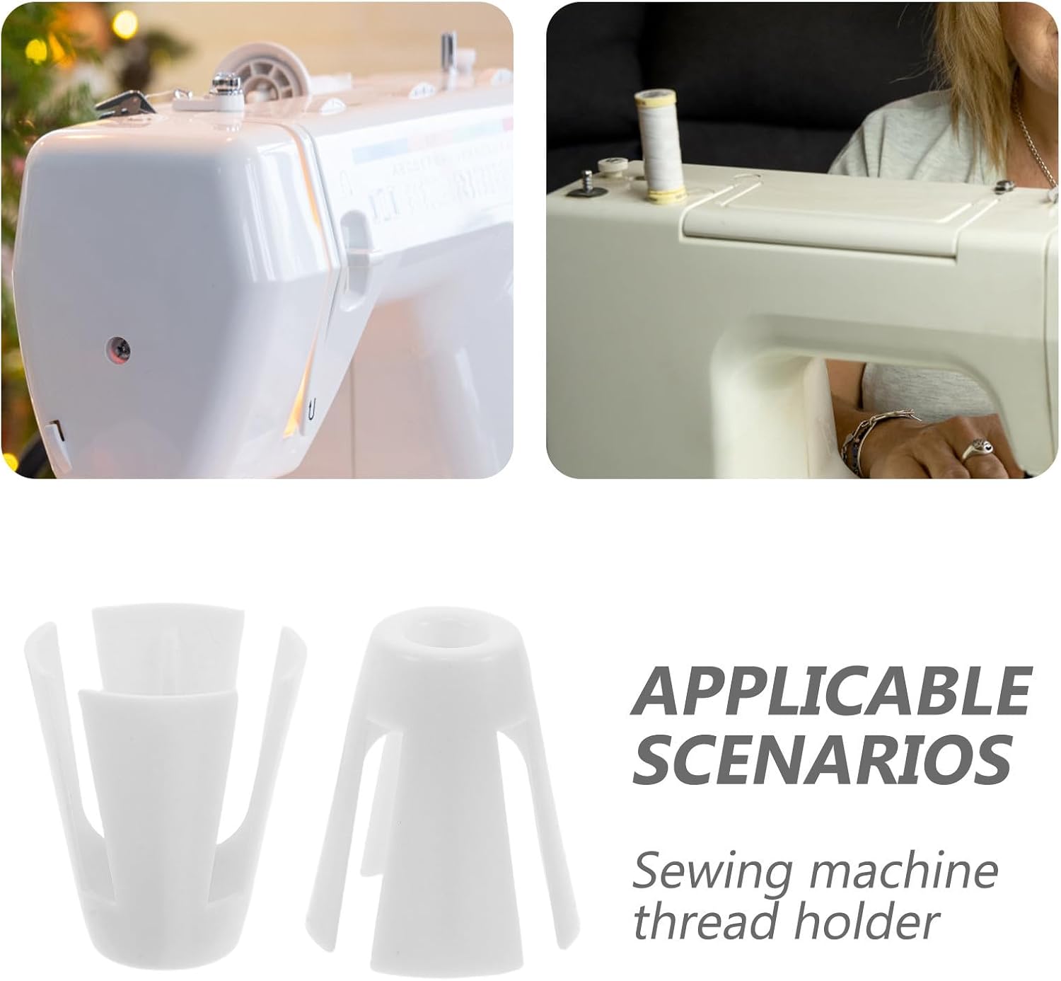 Sewing Machine Thread Spool Holder Rack Universal Plastic 30pcs