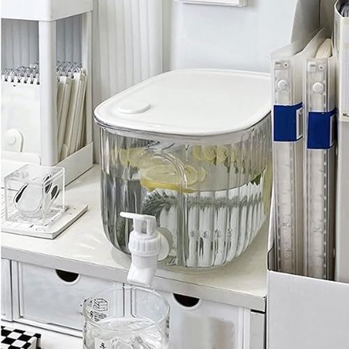 Miniatura 4 de Dispensador de bebidas de 3.5 l0.92 galones para refrigerador, dispensador de agua para nevera, dispensador de agua para nevera, adecuado para