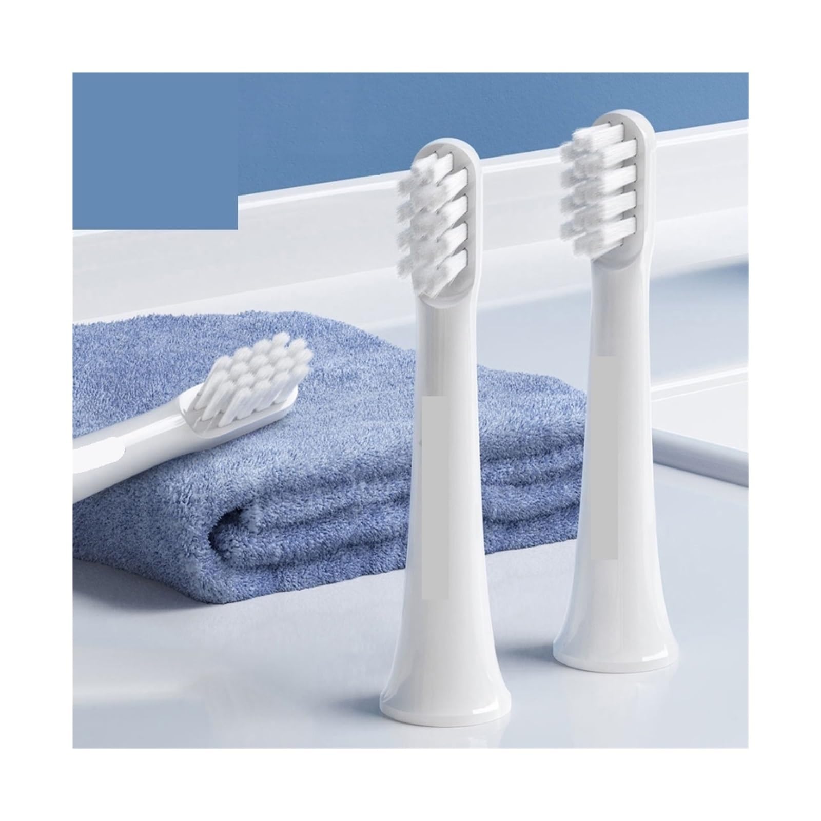 Testine morbide, compatibile con Xiaomi, T700 T500 | Set di testine in silicone per adulti, per spazzolatura quotidiana T300 e T100(Mijia T700 4PCS)