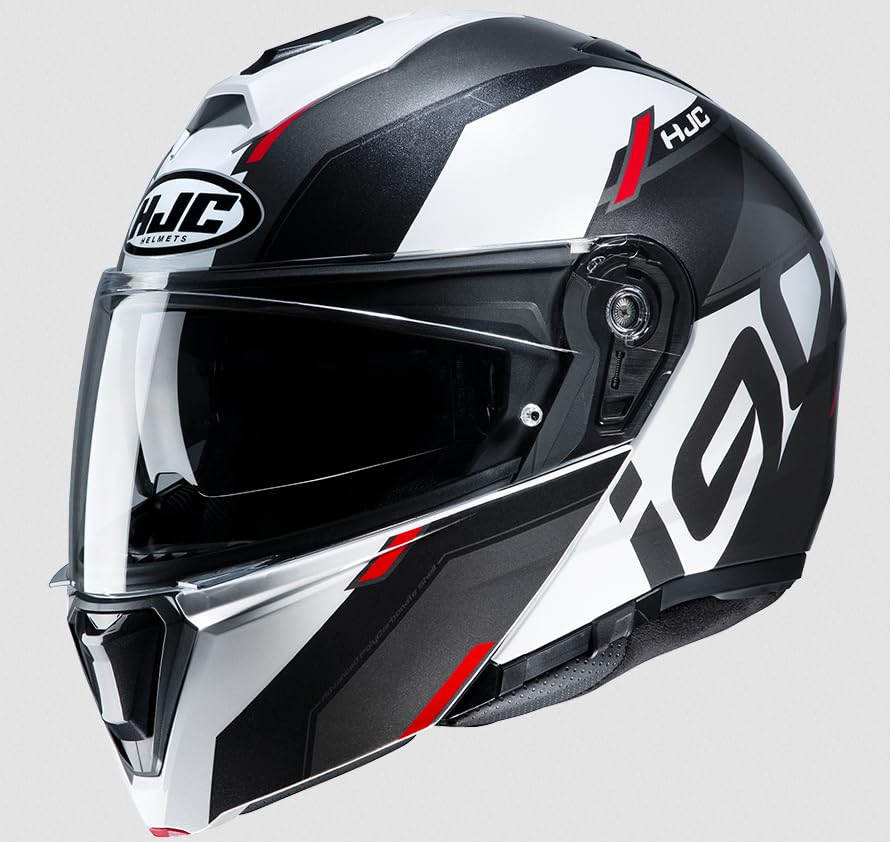 Capacete Hjc I90 Syrex Preto E Cinza 55