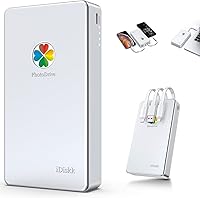 Vista 8 de iDiskk App-le - Disco duro externo certificado de 1 TB para iPhone, iPad, teléfonos Android, MacBook, computadora para copias de seguridad