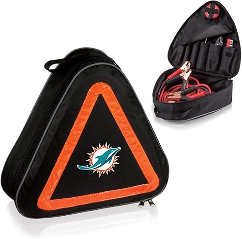 Miniatura 4 de PICNIC TIME Kit de emergencia de la NFL para hombres y adultos y mujeres, color negro con detalles naranjos, talla única de EE. UU