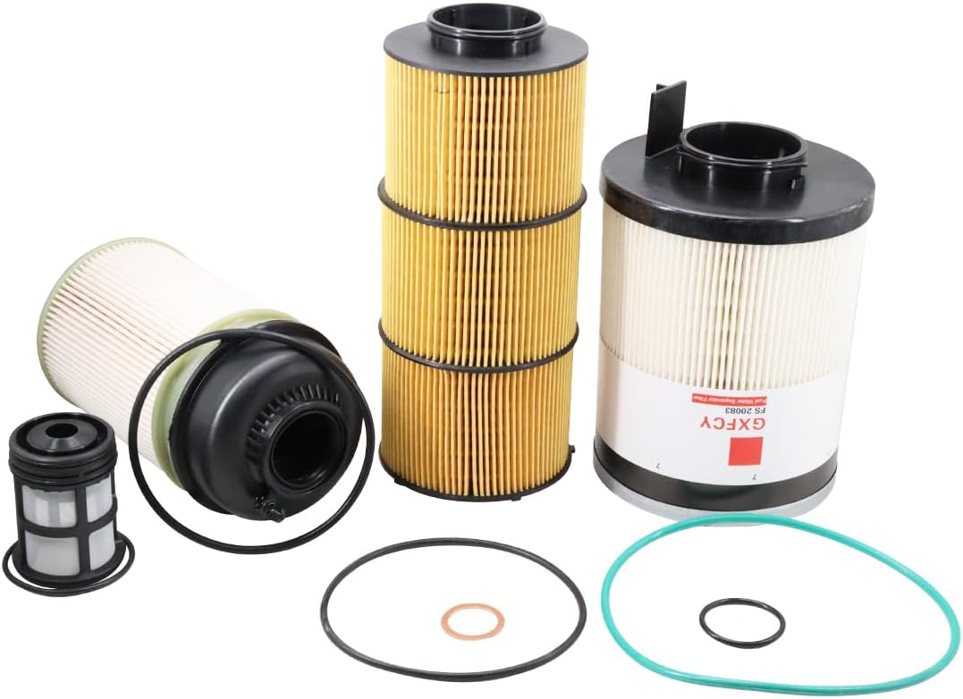 PF9908 Fuel Filter LF17800 Oil Filter FS20083 Fuel Water Separator Filter Replace P582506 A4711800009 A4711800209 A4700903151 A4720900451 PF46145 Compatible with DD13 DD15 DD16 Detroit Diesel Engine