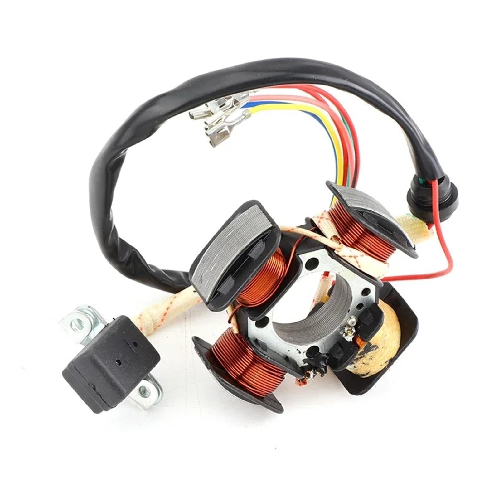 Stator Allumage Moteur Pour CG125 150CC CB 125 4 Bobines Stator Magnéto Bobine 4 Pôles Plaque D'allumage Pied Démarreur