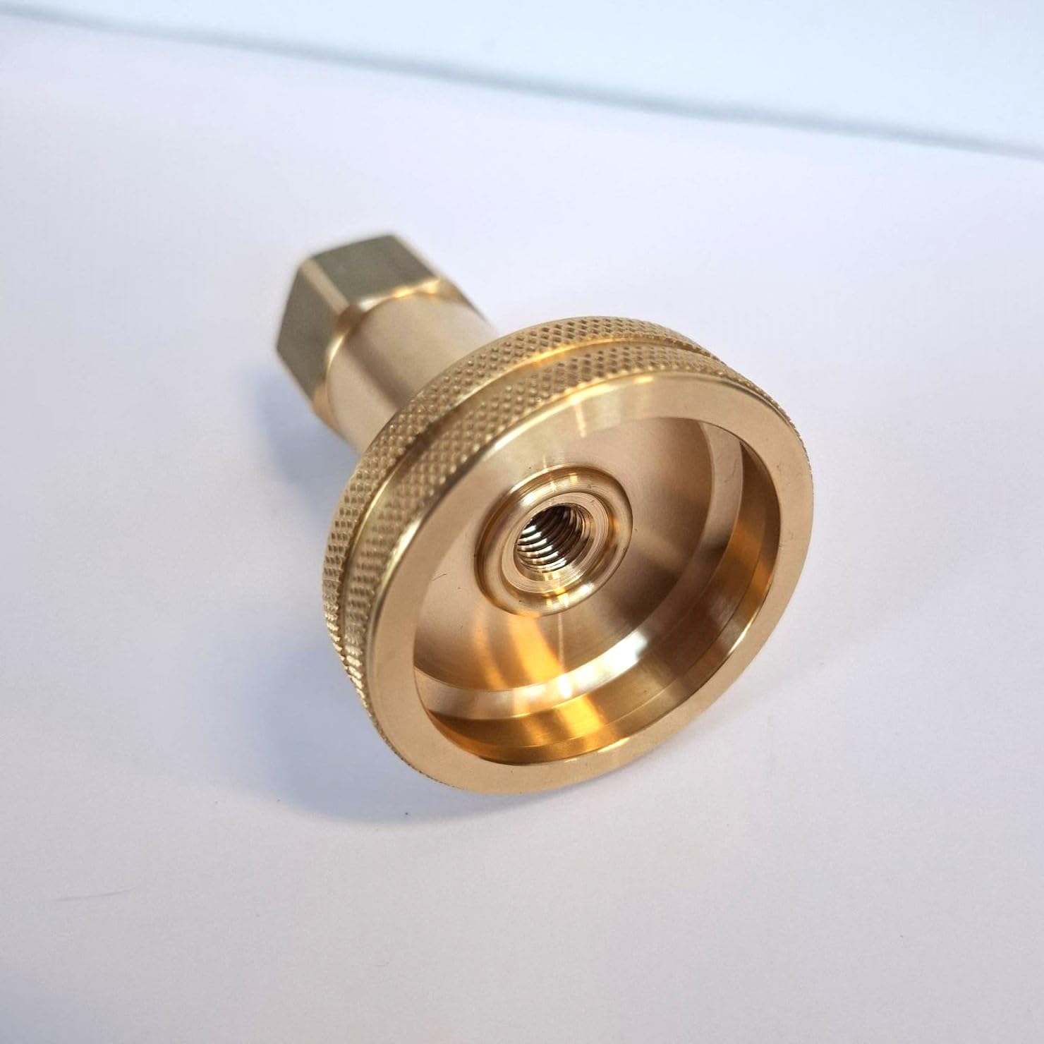Adaptateur de réservoir LPG DISH 3/4" 21,8 mm filetage à droite pour bouteilles GasBank double valve