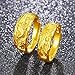 Imagen de LFWZY YANRR Par Anillos Oro Puro Cobre Oro Boda Dragon y Phoenix Apertura imitación Anillo Oro de par par