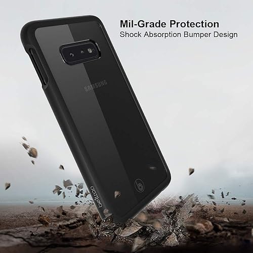 Miniatura 7 de BELTRON Funda ultra fina con parte trasera transparente compatible con Samsung Galaxy S10 Plus G975 (características MIL-STD-810G probado, a prueba
