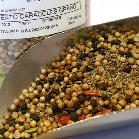 CONDIMENTO CARACOLES GRANO - bolsa 1/2 k