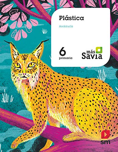 Portada de Plástica. 6 Primaria. Mas Savia. Andalucía