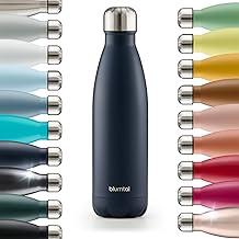 Blumtal® Borraccia termica acciaio inox Charles - borraccia termica 500 ml senza BPA - bottiglia termica a prova di perdite - borraccia 500 ml isolamento doppia parete - borraccia mezzo litro - in blu