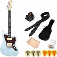 青いエレキギター ストラト　ジャズマスター Amazon | Legend エレキギター LST-Z MBL メタリックブルー