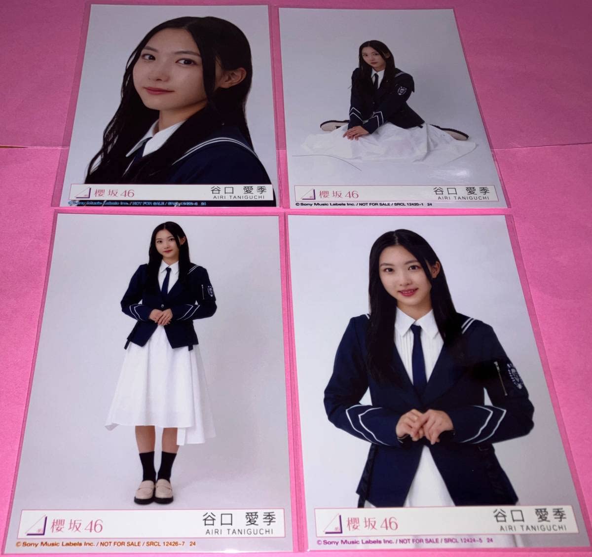 Amazon.co.jp: 谷口愛季 生写真 櫻坂46 「桜月」 Type-A,B,C,D 封入