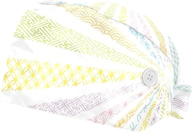 ART VVIES Set da 2 Pezzi di Cappelli, Berretti da Lavoro, Berretti  Chirurgici, Berretti protettivi per la Cottura e la Pulizia Arcobaleno :  Amazon.it: Abbigliamento