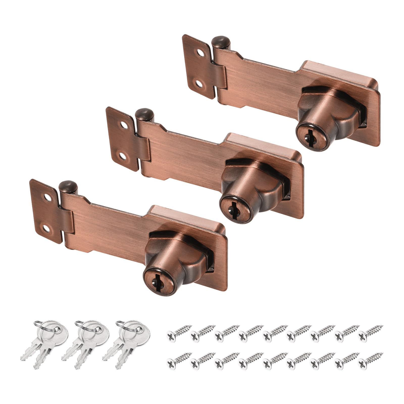 PATIKIL Keyed Hasp Locks