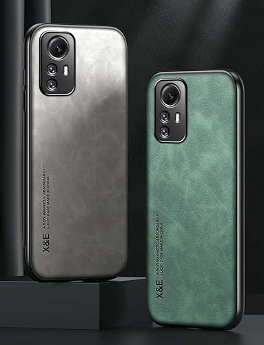 Miniatura 6 de Silklike Funda para Redmi Note 12s 4G - Cubierta Parachoques Placa De Metal Incorporada Para Redmi Note 12s 4G - Verde