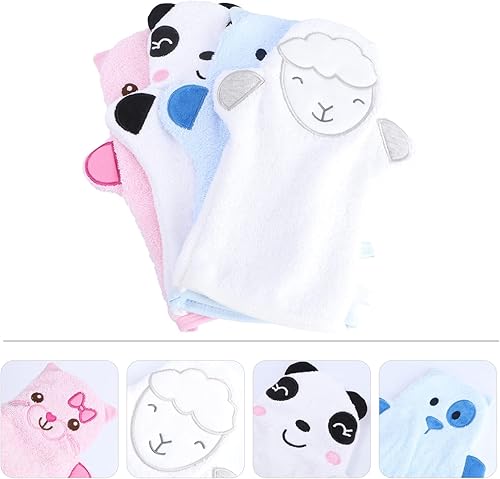 Miniatura 6 de FRCOLOR Guantes de baño para bebés, guantes de baño para bebés, esponja de baño para niños, toallas de baño para bebés, esponja de baño para bebés,