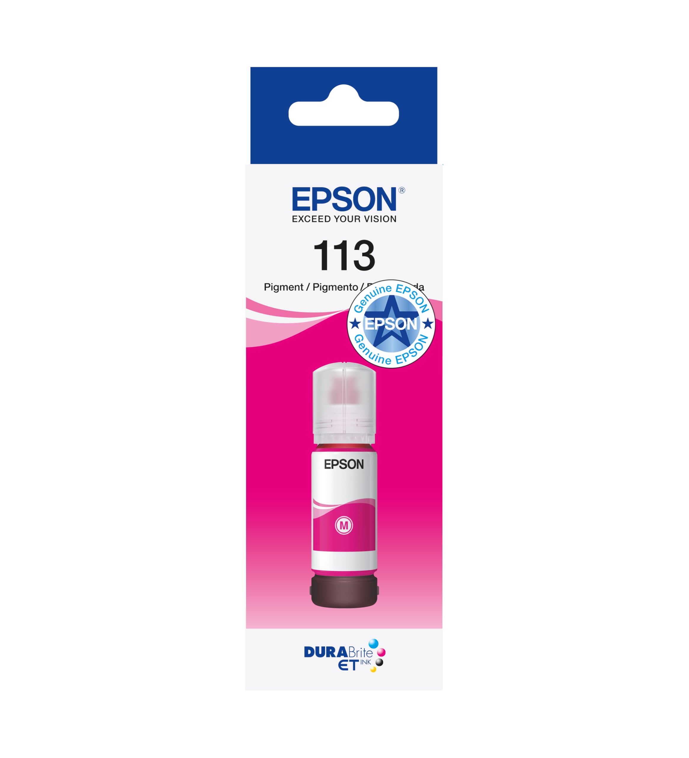 EcoTank 113 Magenta Genuine Ink Bottle, 70 ml