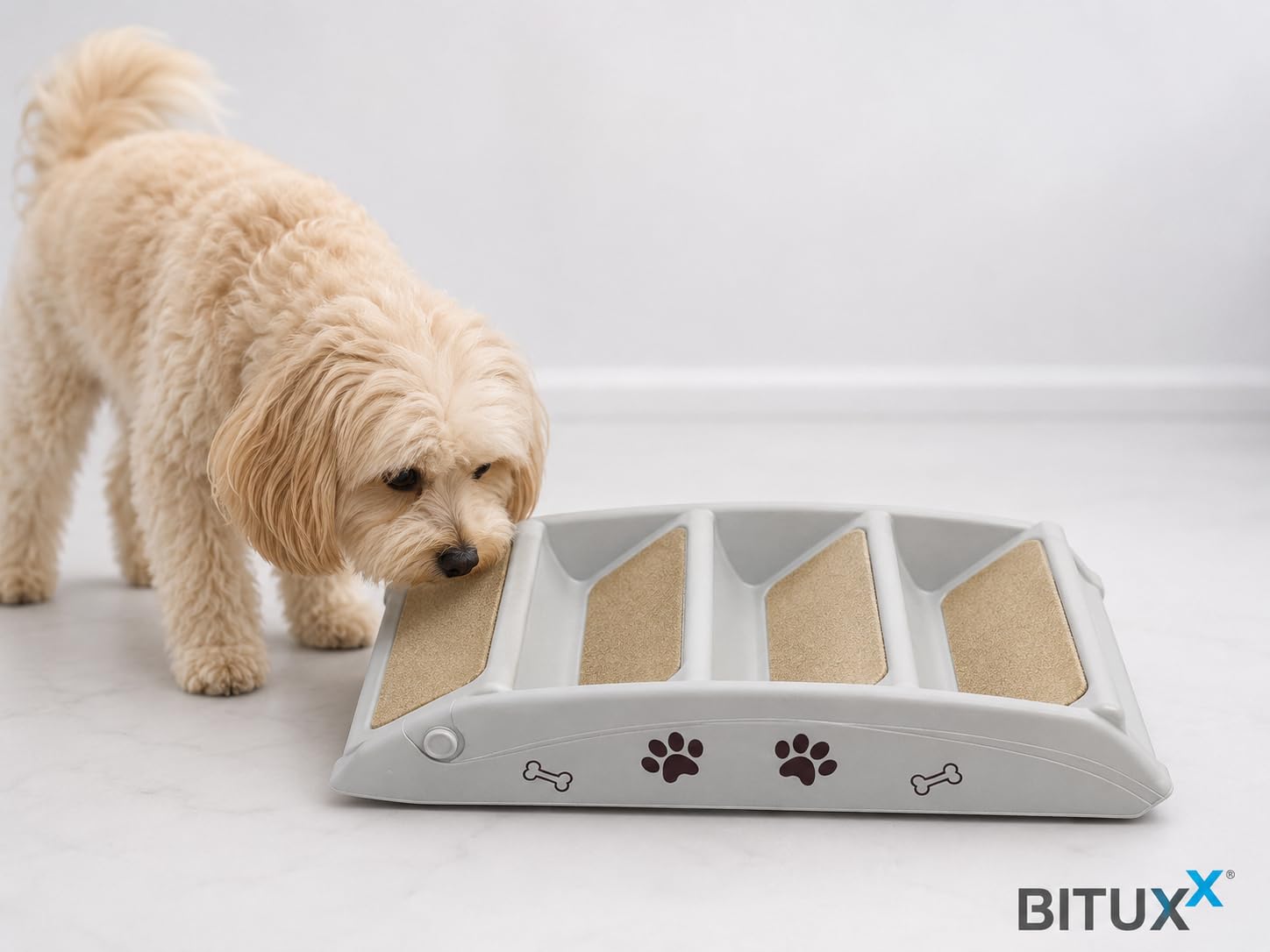 ANIMEL Hundetreppe Tiertreppe Katzentreppe Welpentreppe Haustiertreppe Treppe Hund Katze Einstiegshilfe für Auto, Bett, Couch bis 100kg