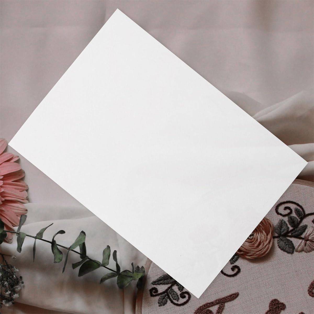 Alipis 10pcs Water Soluble Embroidery Stabilizer A5 14.8x21cm Self-Adhesive Backing for Machine and Hand Sewing DIY Craft Supplies Wash Away Stabilizer Sheets