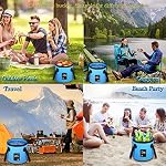 Esthesia Collapsible Bucket, 5 Gallon Portable Folding Water Container for Travelling, Camping, Hiking, Fishing, Gardening - Image 2