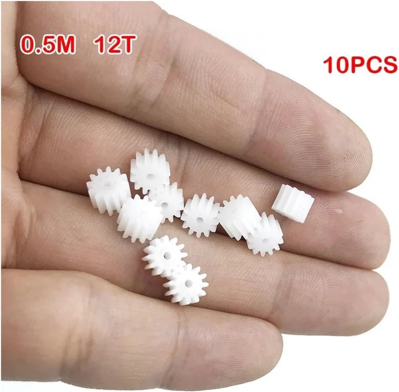 100個 いらっしゃら プラスチックギア 0.5モジュラス 12 0.5M