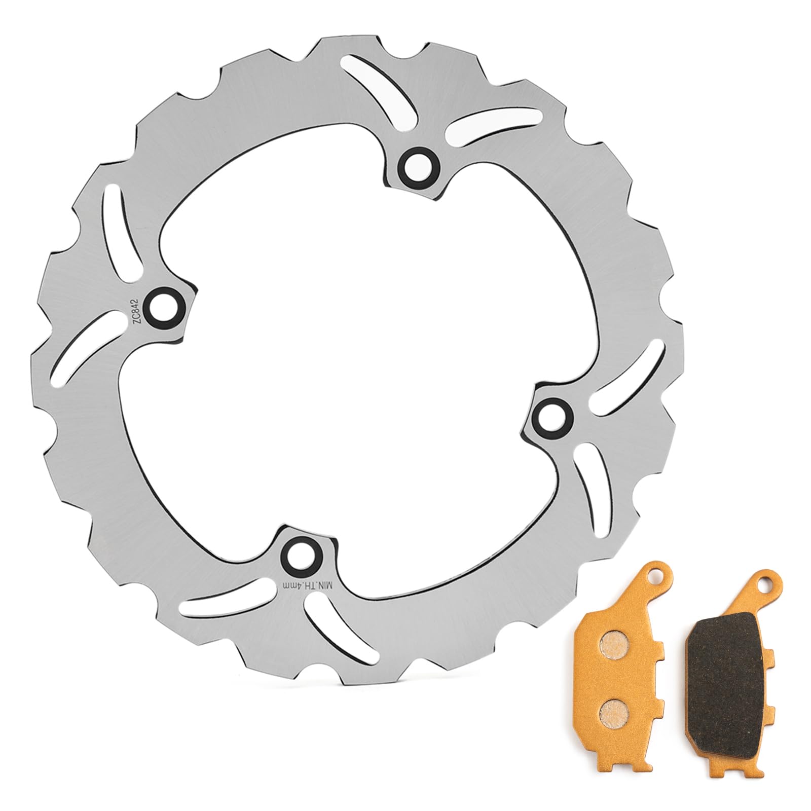 Rear Brake Disc Rotor Pads Kit for Suzuki Vstrom DL650 2004-2010 DL1000 02-09