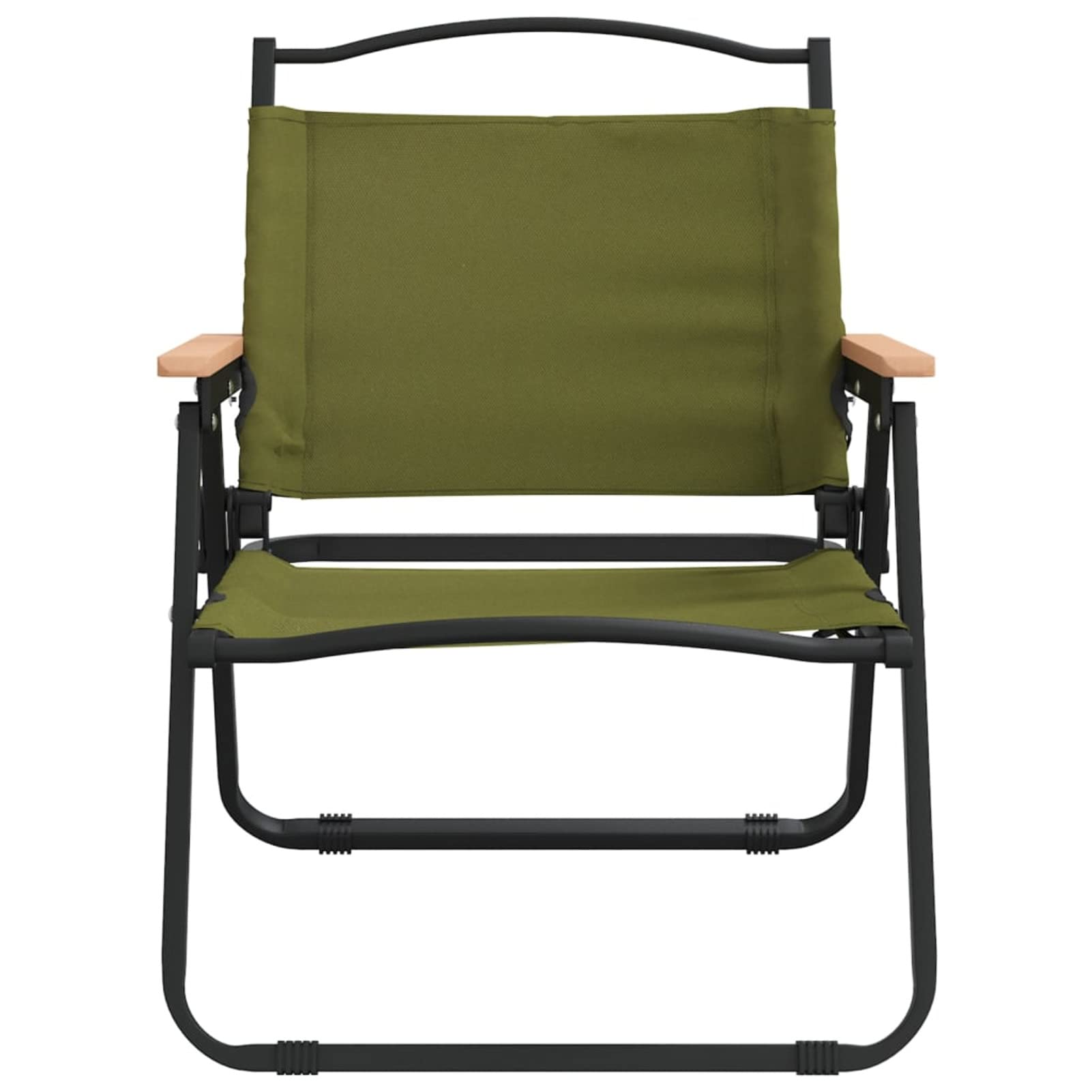Tidyard Campingstühle 2 STK.Camping-Klappstuhl Picknickstuhl Camping-Stühle Outdoor-Möbel Gartenmöbel Klappbar Strandkorb Picknick Leicht Balkonstuhl 54 x 43 x 59 cm (L x B x H) Oxford-Gewebe Grün