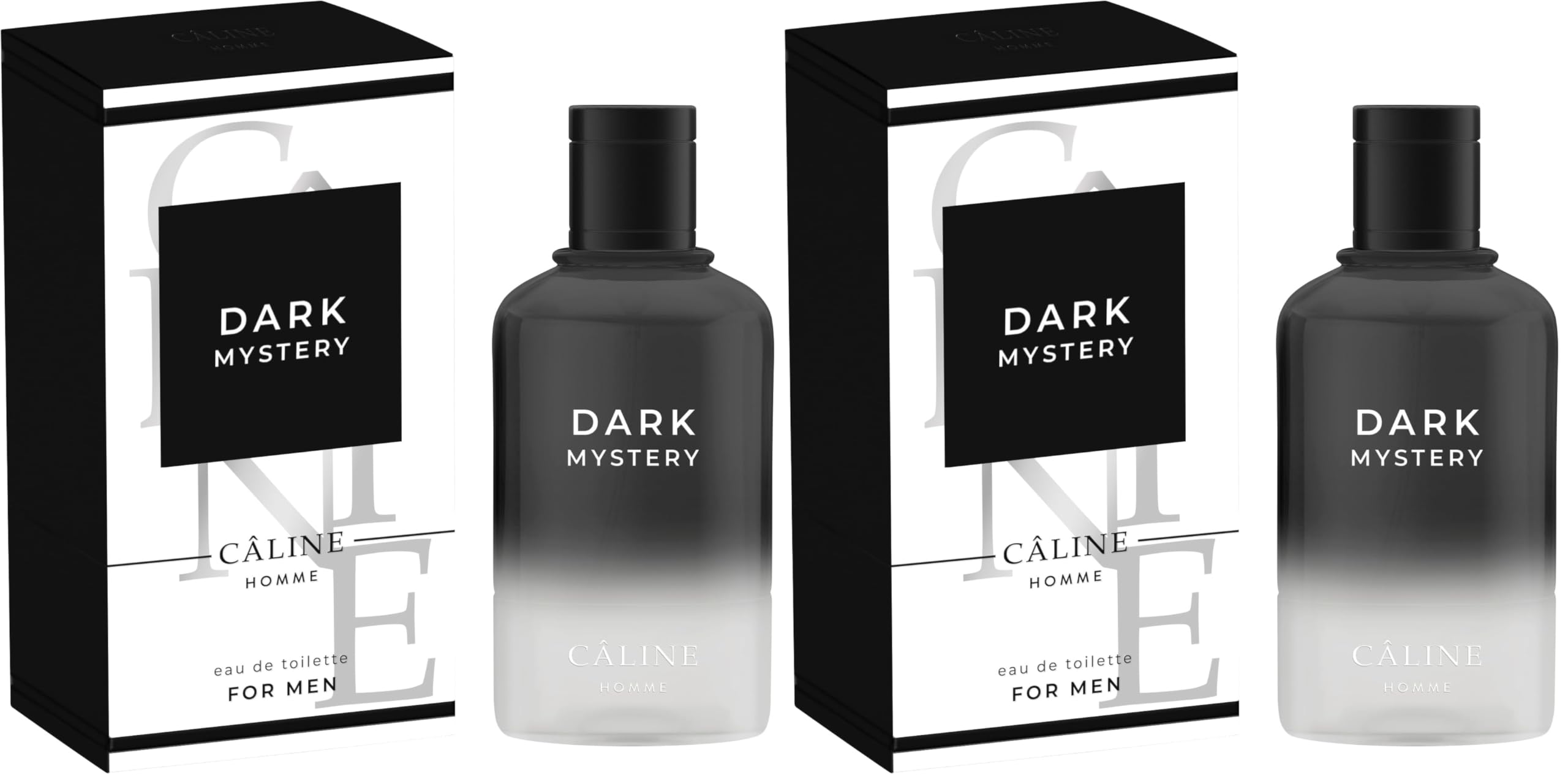 CALINE HOMME Dark Mystery EdT 60 ml (Packung mit 2)
