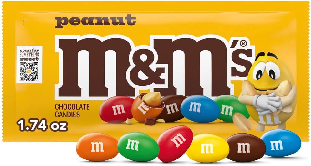 Peanut Milk Chocolate Candy, Full Size, 1.74 oz Pouch