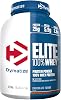 Dymatize Elite 100% Whey Chocolate Fudge 2170g - High Protein Low Sugar Powder Whey Protein and BCAAs