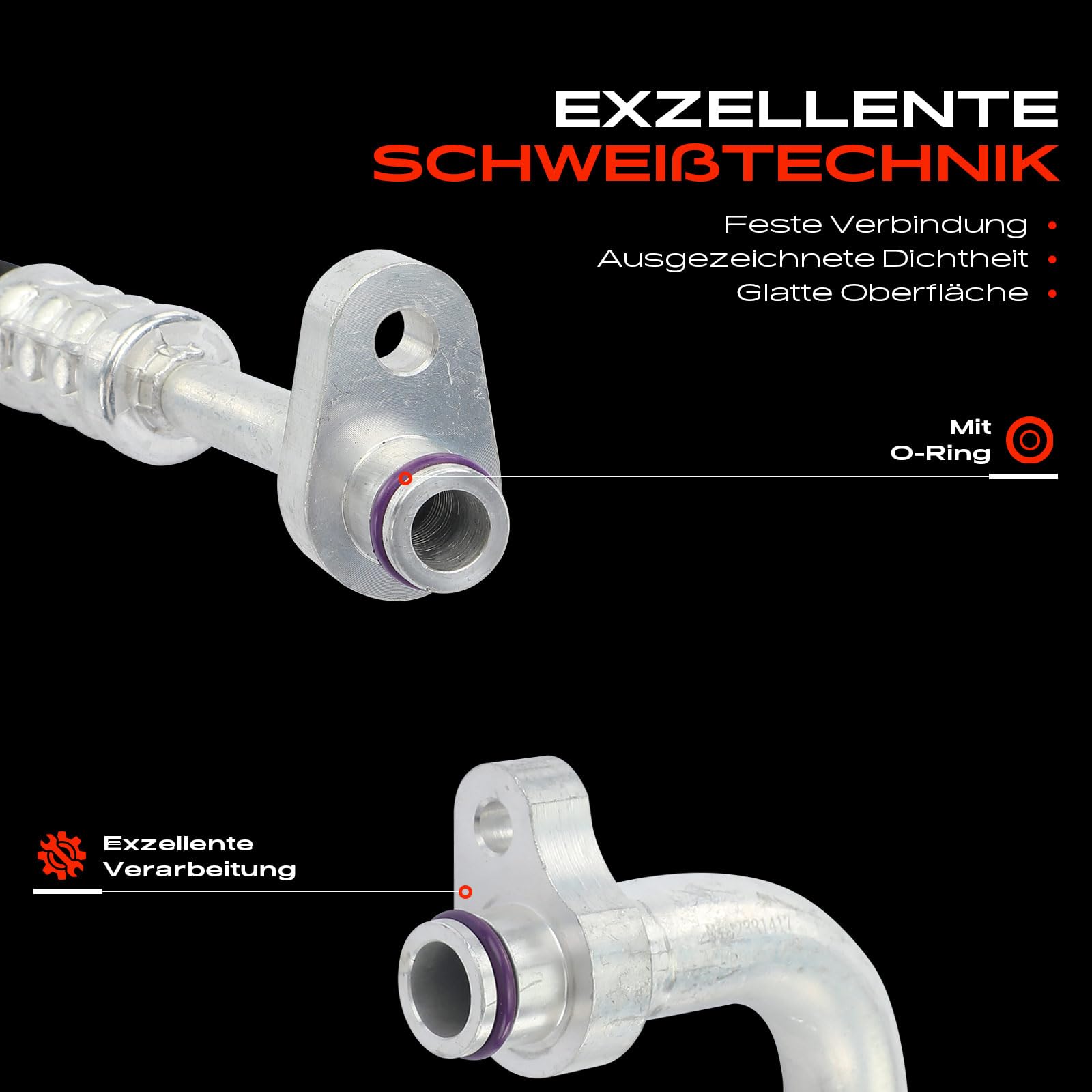 Frankberg Klimaleitung Klimaschlauch Kompatibel mit GL-Klasse X166 GL 350-500 GL 63 AMG GLE W166 250-500 AMG 63 AMG 63 S GLE Coupe C292 350-500 AMG 63 AMG 63 S Replace# 1668300100