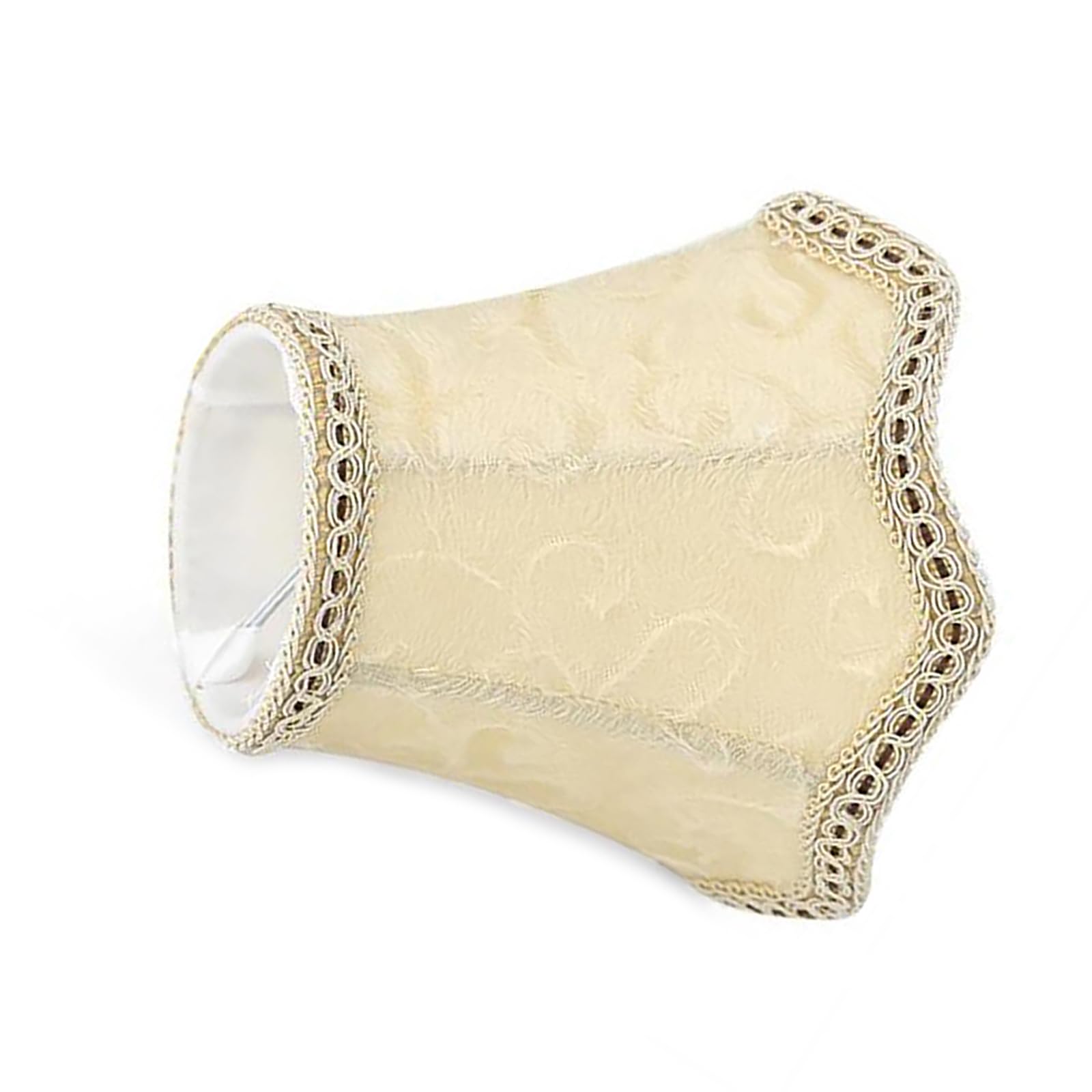 of 3 Elegant Clip on Lamp Shades Lamp Shell Lighting Cover Fabric Texture Suitable for Chandeliers and Wall Sconces Chandelier Light Covers
