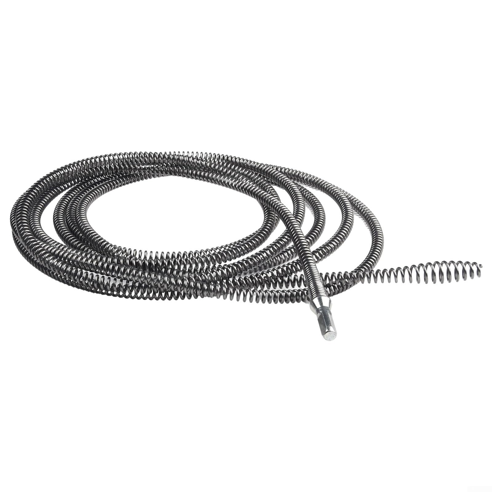 Toplionace 5 M Riool Baggerveren Lente, Elektrische Boor Drain Cleaner Machine Extension Riool Pijp Dredger Cleaning Lente met 10mm Connector