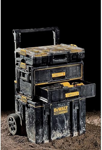 Miniatura 7 de DEWALT ToughSystem Caja de herramientas, 2.0 con dos cajones, 21.8 pulgadas (DWST08320) Negro, Amarillo,Multi,https://www.amazon.com/dp/undefined