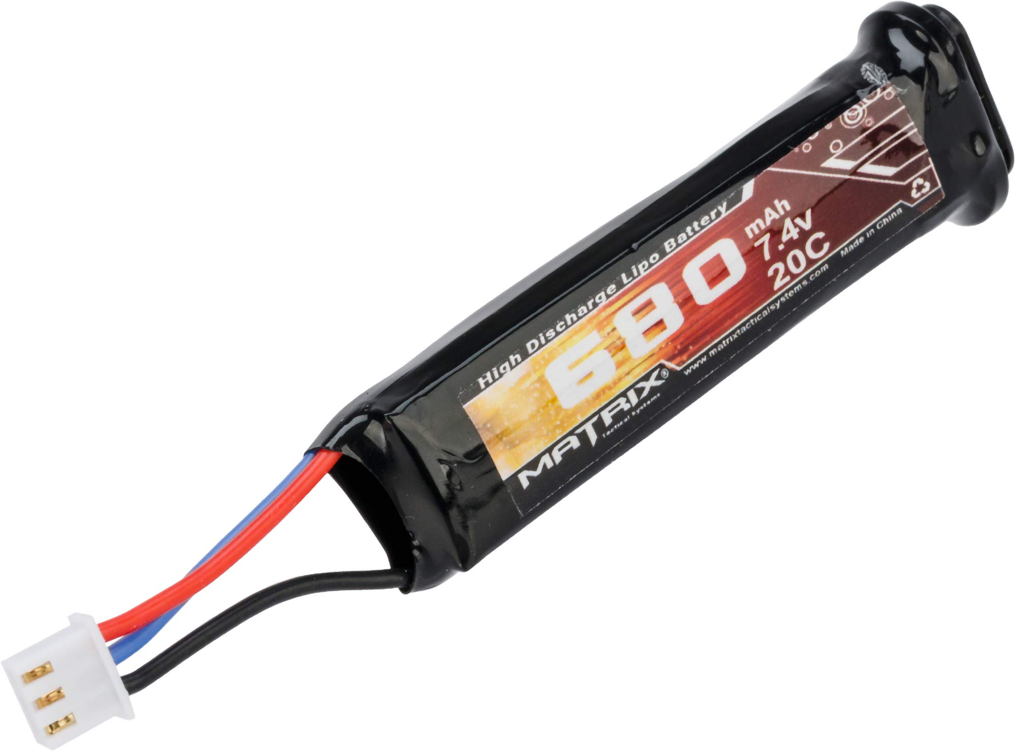Evike Airsoft Matrix 7.4v 680mAh LiPo Battery for Tokyo Marui AEP