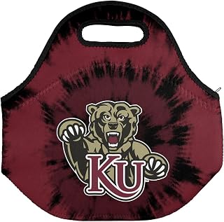 Campus Lab Kutztown University Tie-Dye Soft Neoprene Lunch Bag, Lightweight, Insulated, Reusable for School, Work, Office
