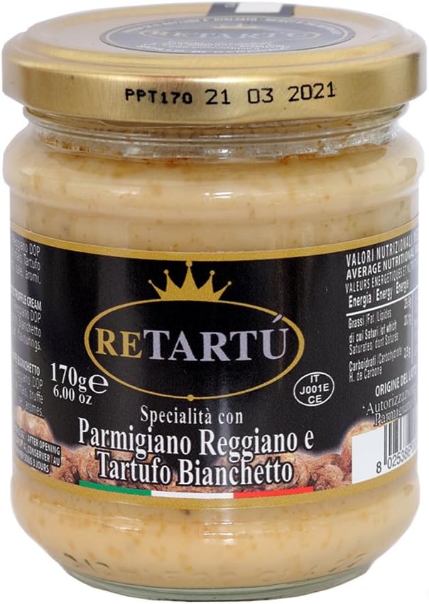 White Sauce with Parmesan Cheese PDO and Bianchetto Truffle 170gr
