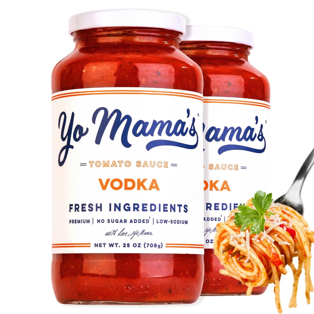 Amazon.com : Yo Mama's Foods Keto Vodka Pasta Sauce - Pack of (2