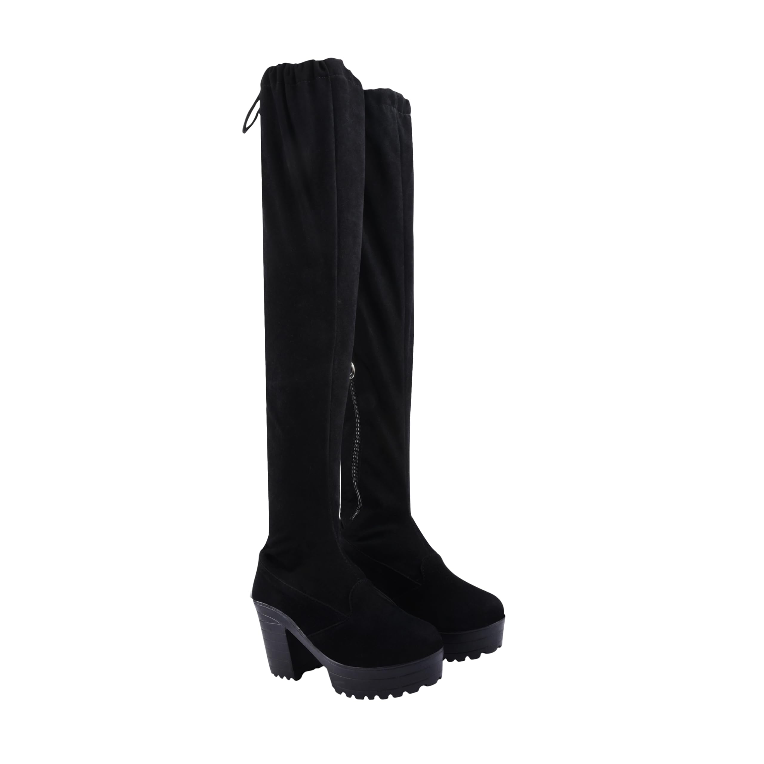 Women’s Ankle Boots with Low Block Heel| Side-Zip Leather Short Booties for Everyday Footwear-image-29