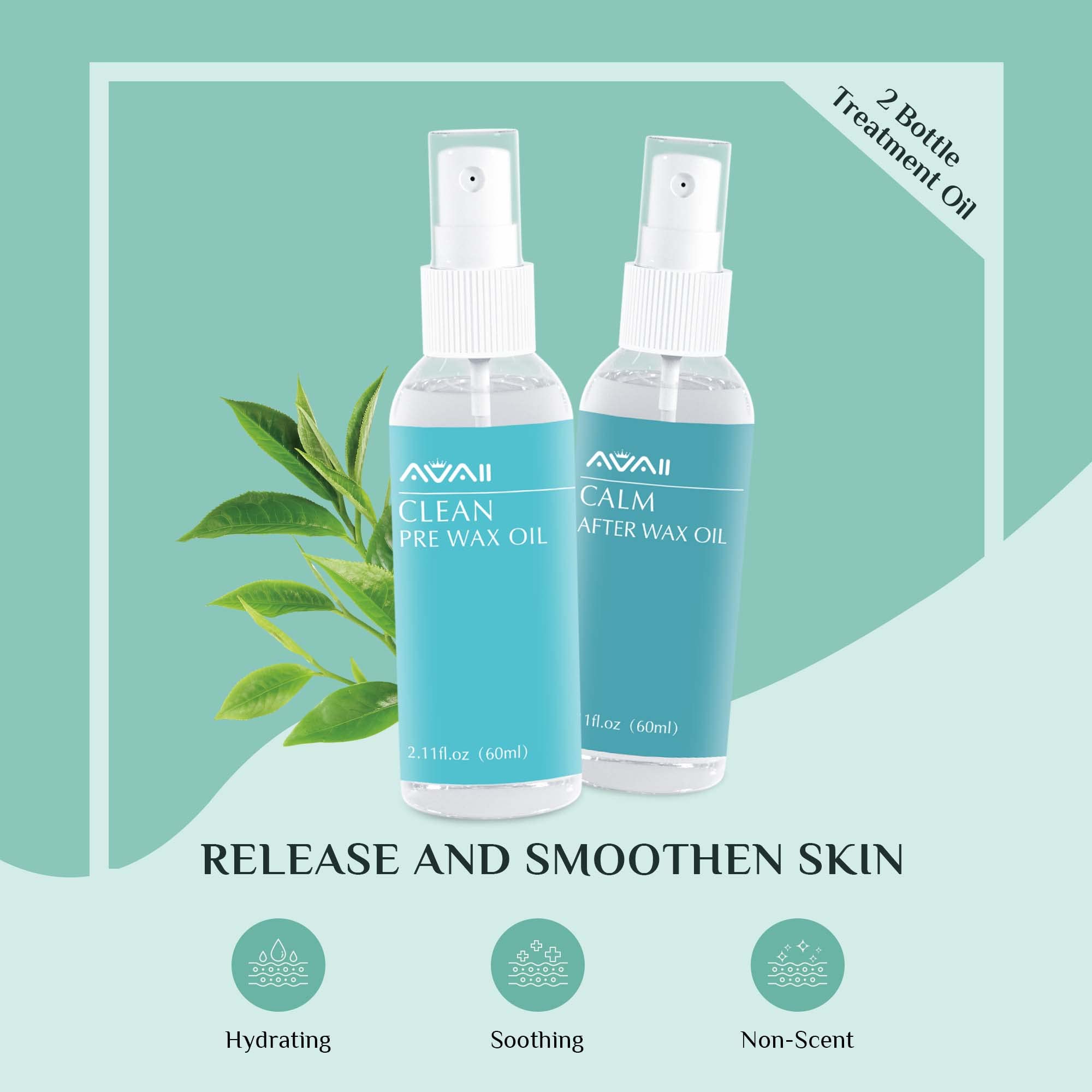 AVAII Kit D'épilation à la cire pour Femme, Chauffe Cire pour Epilation Avec Pot de Cire, 400 g de Perles de Cire Dure Pour le visage, Les Bras, Les Jambes et le Bikini